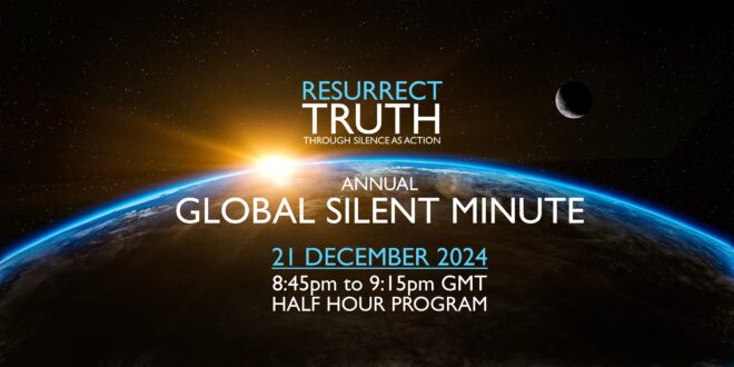 ANNUAL GLOBAL SILENT MINUTE 2024 – Details for the Event