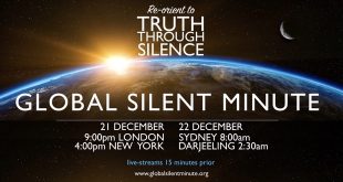 Annual Global Silent Minute