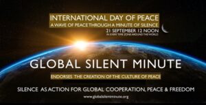 a wave of peace through silence
