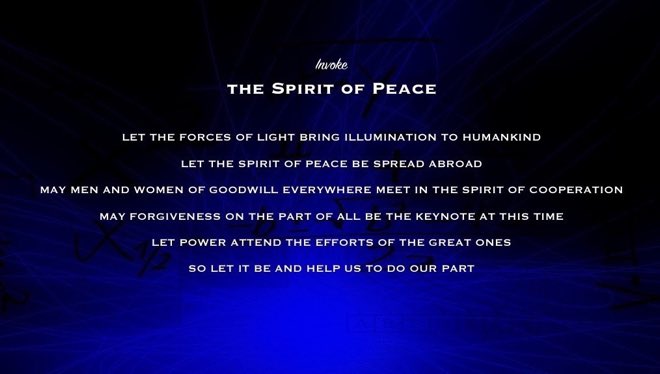 Invoke the Spirit of Peace