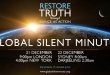 Annual GLOBAL SILENT MINUTE