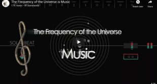 the frequency of the universe is music