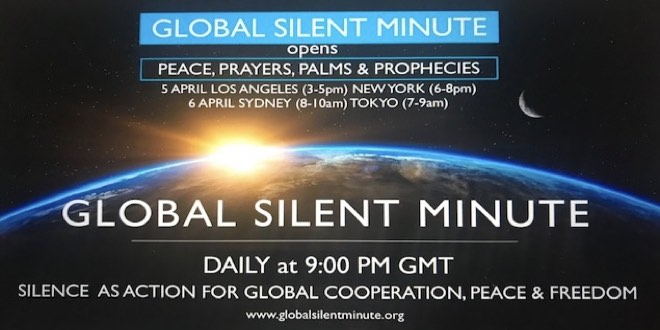 global silent minute opens event