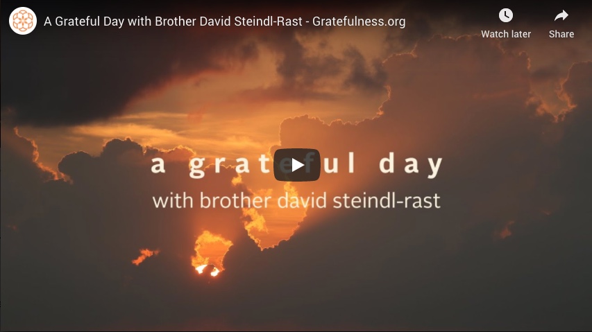 A Grateful Day with Brother David Steindl-Rast