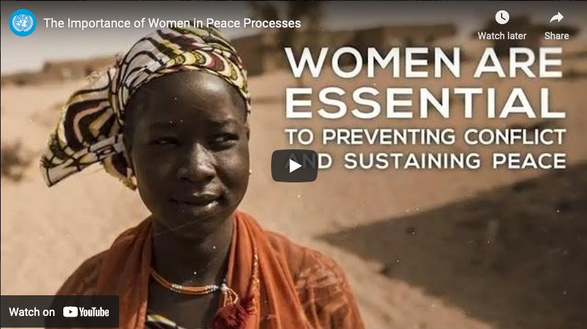 The Importance of Women in Peace Processes